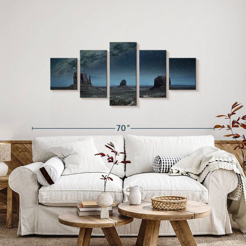 Monument Valley Galaxy Sky, H 24 po x l 55 po