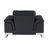 Black Chair in Genuine Leather-26164617