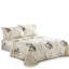 Ensemble de draps 6 pièces avec 4 taies d'oreiller en rayonne de coton rayé à poils longs doux et soyeux Marina-963550129
