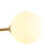 4 - Light Linear Glass Globe Semi Flush Mount