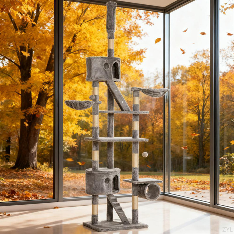 5-102.5 Inch Height Adjustable Cat Tree