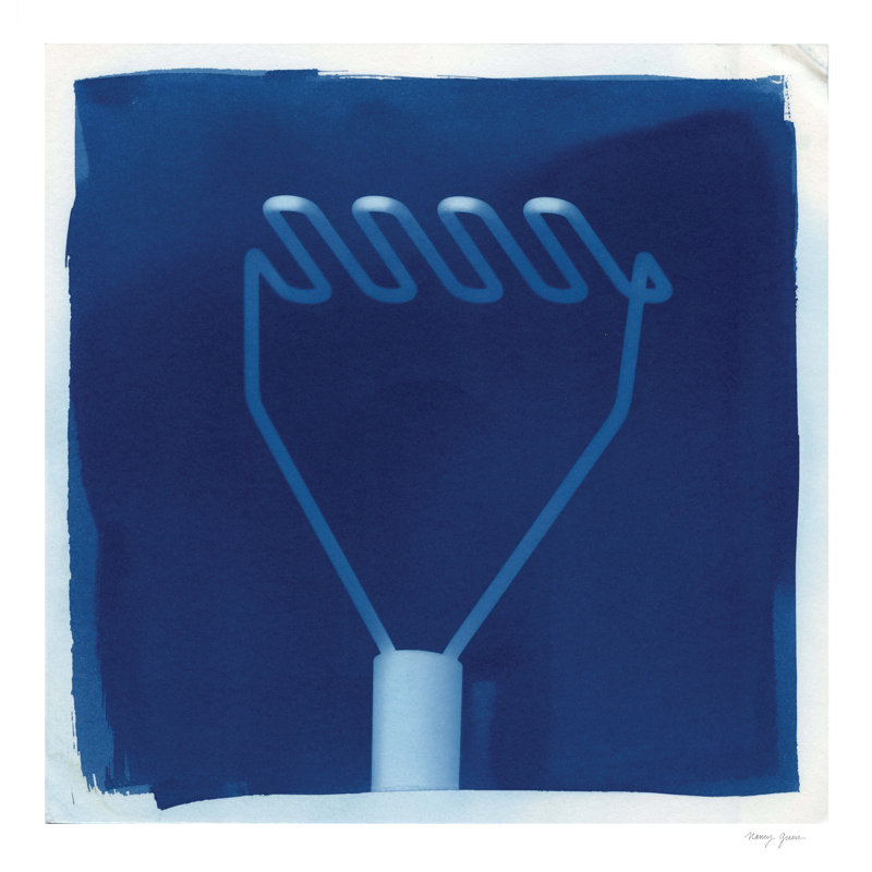 Cyanotype Kitchen IX by Nancy Green - Wrapped Canvas Art Prints, 30cm H x 30cm W x 3.8cm D