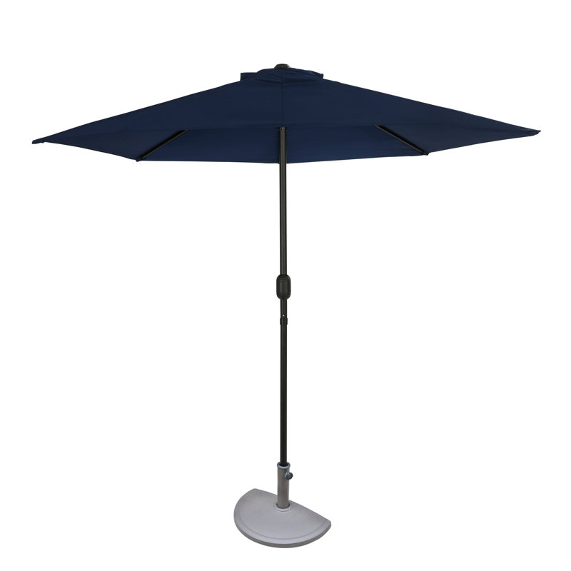 Parasol de marché 9 pi Avia, Bleu marine