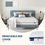 Matelas en mousse viscoélastique imprégnée de gel 12 po Avenco Petros-1637721073