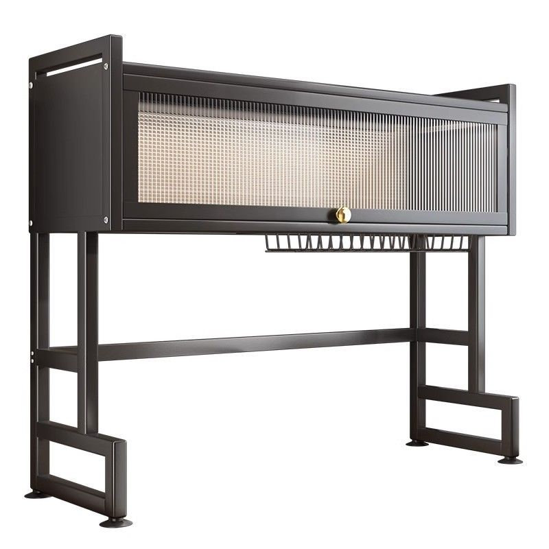 Égouttoir à vaisselle 41,3 po, H 31,2 po x l 29,5 po x P 11 po, Noir