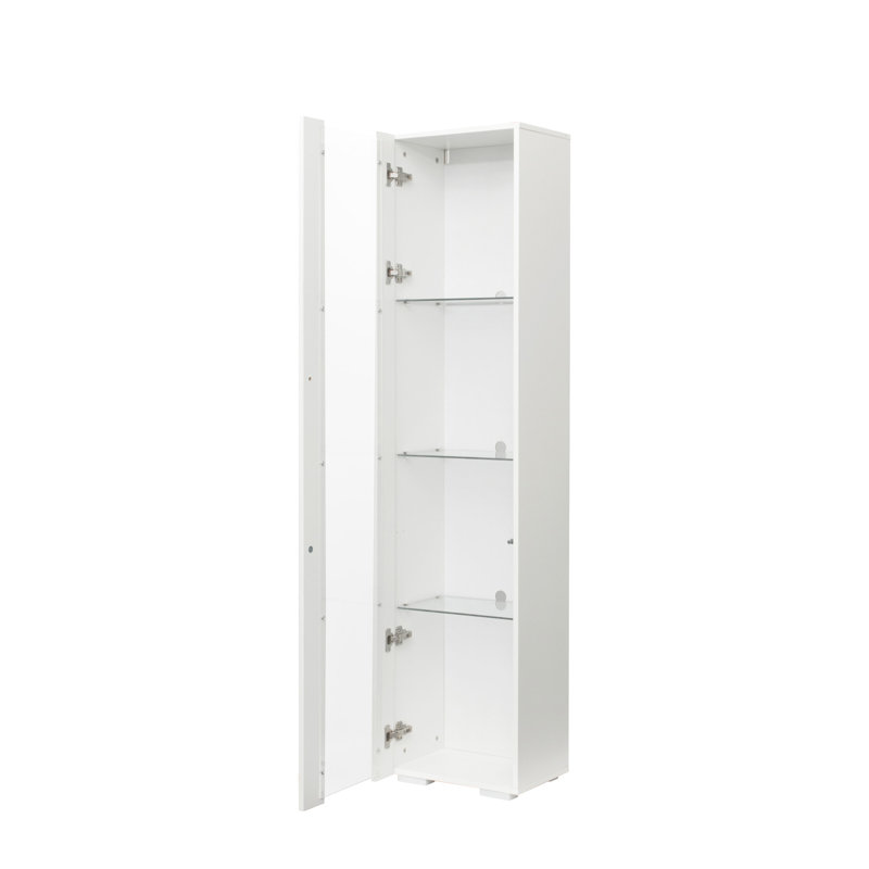 Armoire latérale avec lampe à bande en aluminium