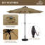 Parasol de marché lumineux 108 po Ifzah-2004069847