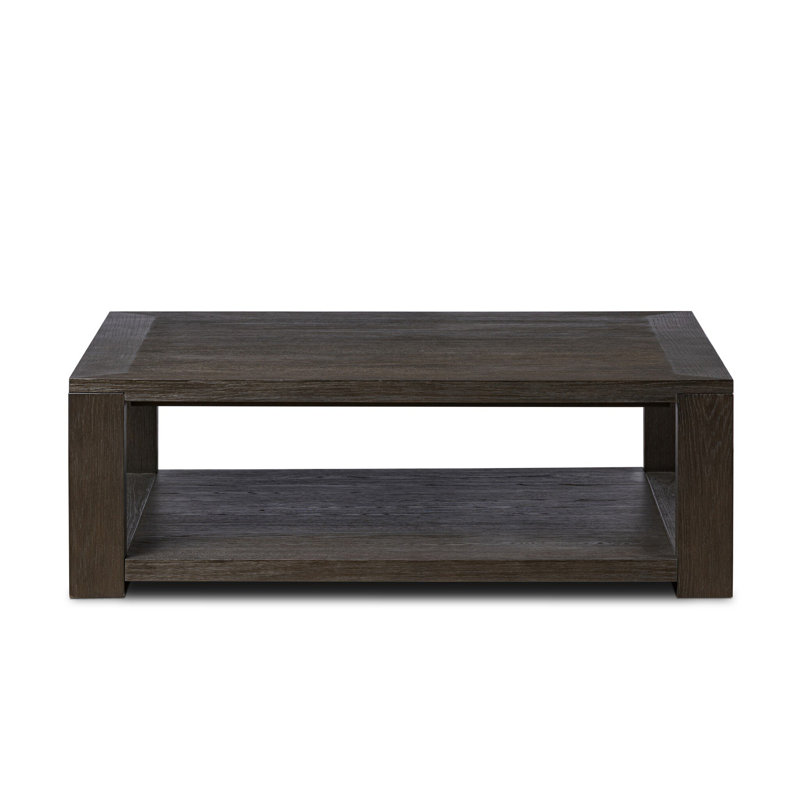 Thomas Square Coffee Table-Dark Anthracite Oak, Dark Anthracite Oak