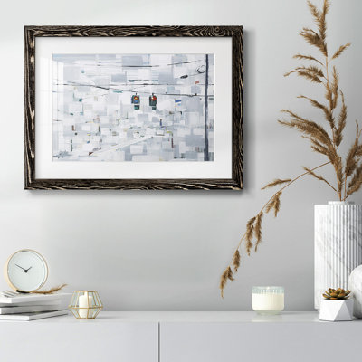 Stop On White, reproduction d'art sur toile