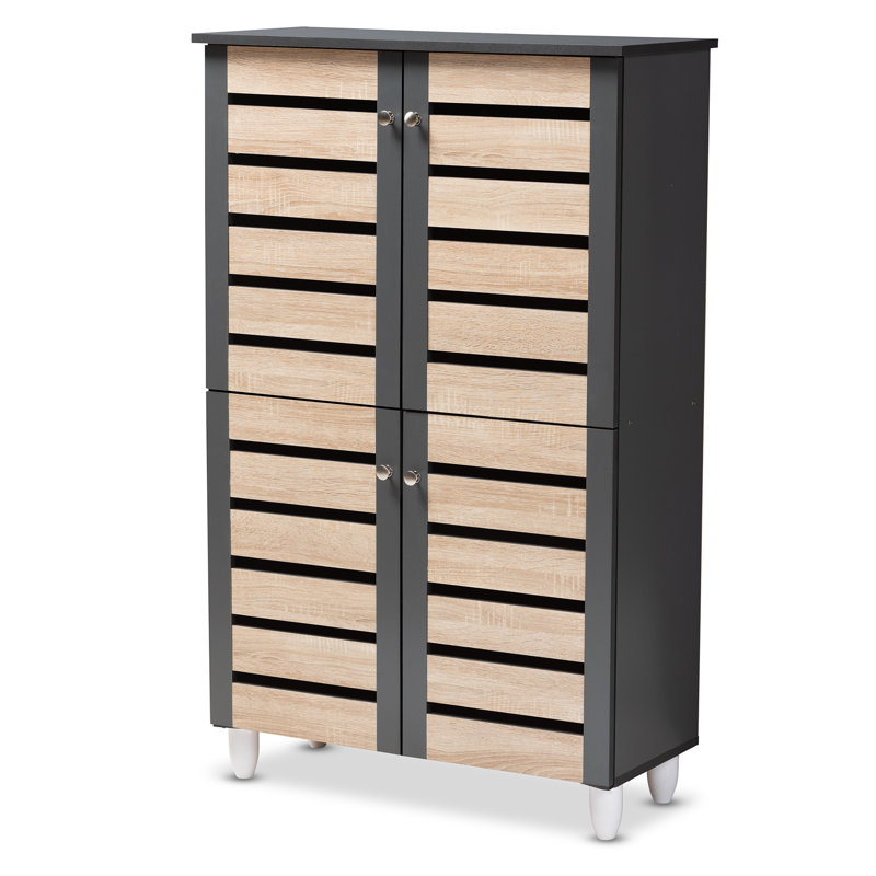18 Pair Shoe Storage Cabinet