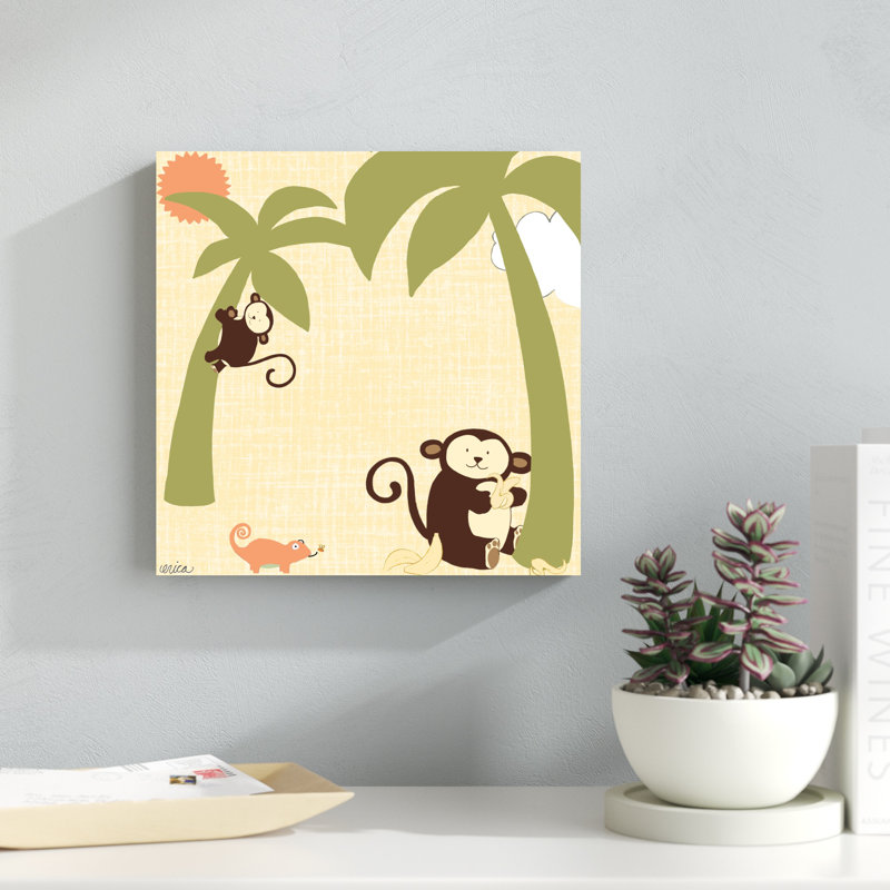 Baby Jungle II, H 12 po x l 12 po x P 1,25 po