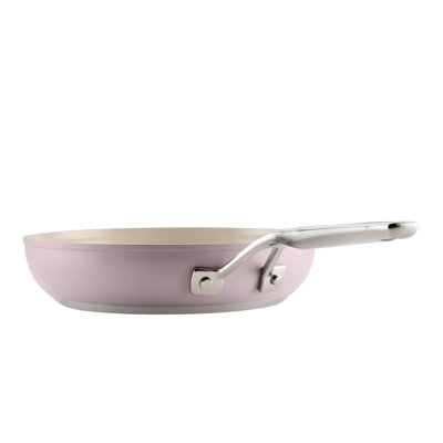 Kitchenaid Color-Finished Stainless Steel 3-Ply Base Ceramic Nonstick Frying Pan, 9.5-Inch, Agave