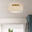 Plafonnier semi-encastré 4 lumières Audreona-122725123