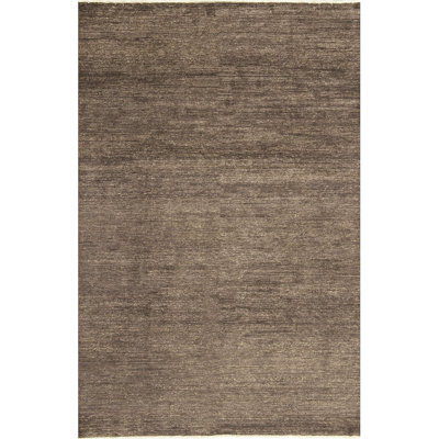 Hand-Knotted High-Quality Brown Area Rug