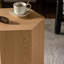 Table de bout hexagonale Nature Wood Grain