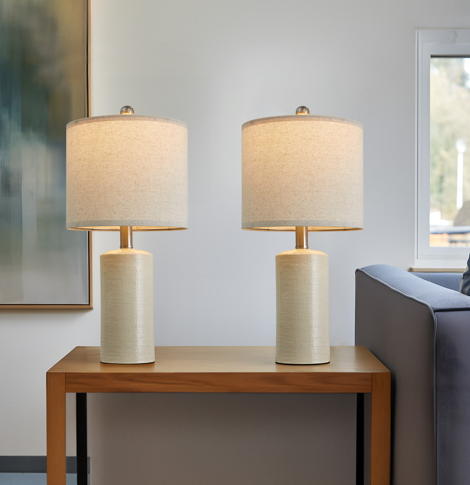 Ceramic Table Lamp Set of 2