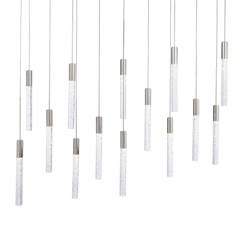 Magic LED Multi-Light Pendant, Polished Nickel