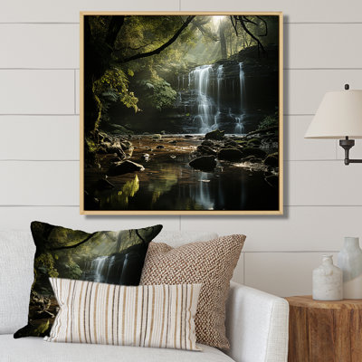 " Waterfall Cliff Scenery Magic IV "