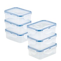 ColorLife 10-Pc Plastic Food Storage Containers Set With Lids, 3-Cup  Rectangle Meal Prep Container, Non-Toxic, BPA-Free Lids With 4 Locking  Tabs, Microwave, Dishwasher, And Freezer Safe