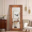 Miroirs rectangulaires pleine longueur en bois manufacturé-129993294