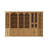  Busby 142'' W Modular Bookcase With Corner Cabinets, 3-Color Spotlights, Display Doors And Lower Storage-1654343022