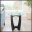 Table basse ronde en verre 23,5 pouces-240215417