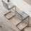 Tabouret de comptoir rembourré Mikale