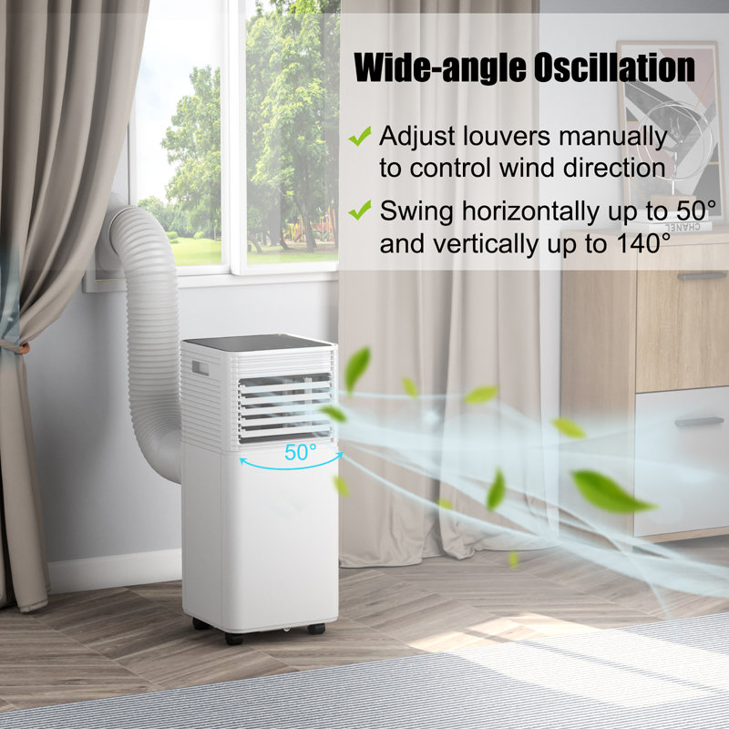 Costway 8000 BTU Portable Air Conditioner for 230 Square Feet with Remote Included
