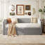 Lit de jour en velours avec couchette escamotable Velvet-1475068181