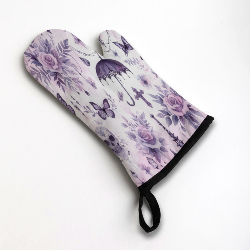 Sergé de coton Lilac Edge Oven