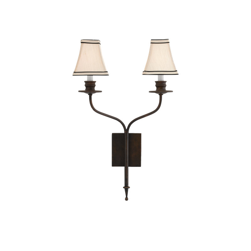 Highlight Wrought Iron Wallchiere, Bronze Gold