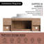 Meuble-lavabo simple 54 po avec comptoir en quartz-2133903584
