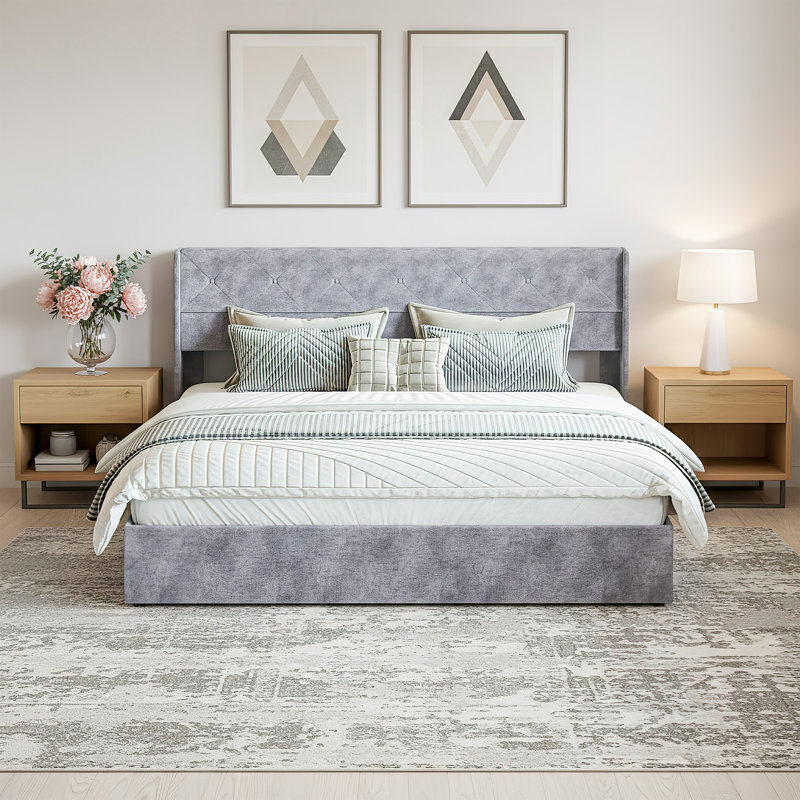 Lit coffre relevable King-size
