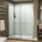 Flex 60" x 76.75" Pivot Semi-Frameless Shower Door-29346388