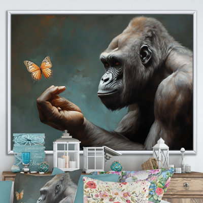 «Gorillas Gentle Touch», impression sur toile