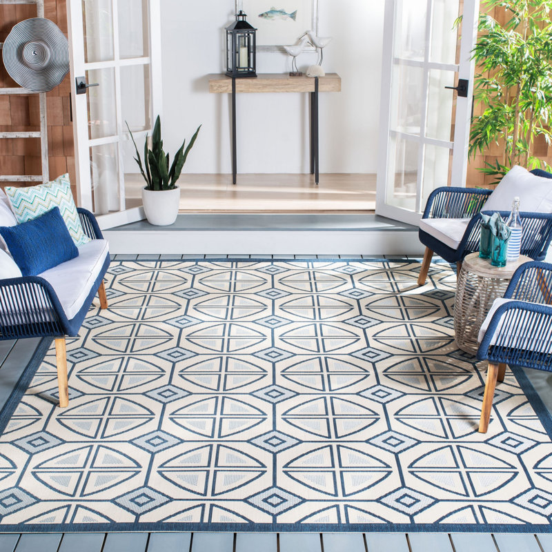 Herefordshire Performance Geometric Rug, Rectangle 4' x 5'7"