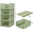4-Pack Folding Wardrobe Storage Box Plastic Drawer Organizer Stackable Shelf Baskets Cloth Closet Container Bin Cube Home Office Bedroom Laundry Drawer Dividers For Clothes Toy Organization-589988725