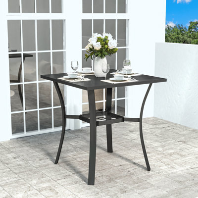 Soline Square Outdoor Dining Table by Lark Manor