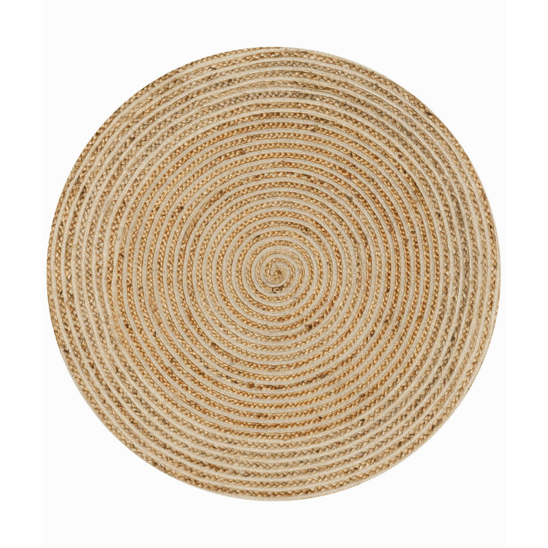 Round Vieira Hand Woven Area Rug, Round 120cm