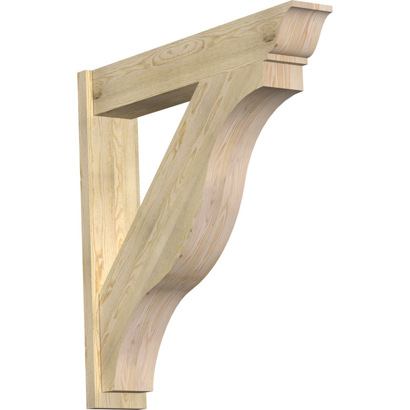 Persienne Funston traditionnelle, Sapin Douglas de 8 po (sciage brut), P 38 po x H 46 po