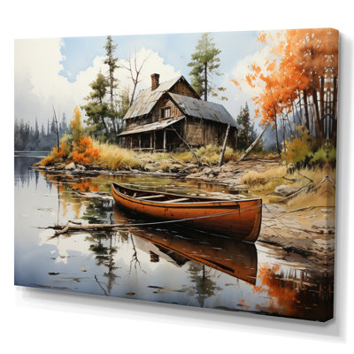 Betsi " Brown Lakehouse Reflections Of Solitude III "