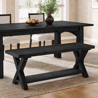 Solid Wood Dining Bench
