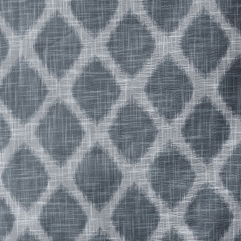 Jacquard Grommet Top Total Blackout Curtain Panel, 50" W x 95" L, Navy