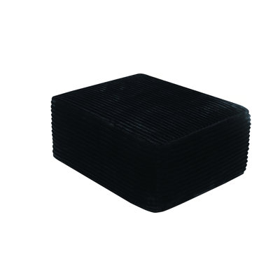 Noir élégant - Décontracté, pratique et précieux, avec mousse et ressorts intégrés au tissu. Un excellent rapport qualité-prix, idéal pour le maquillage.