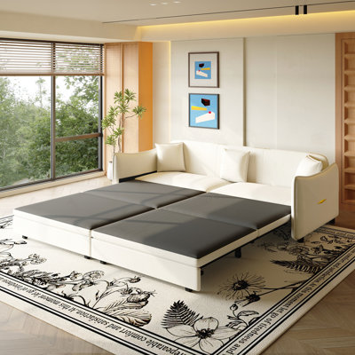 81.9" King Pull Out Sofa Bed