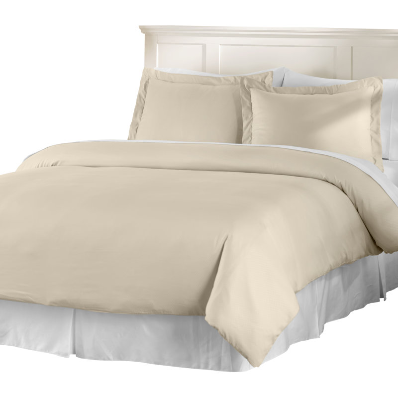 Basics Polyester Standard Duvet Cover, King Duvet Cover + 2 King Shams, Taupe
