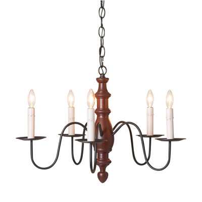 Lustre classique à 5 lumières de style bougie Anupriya