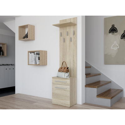 Oyler 4 - Pair Stackable Shoe Storage Bench