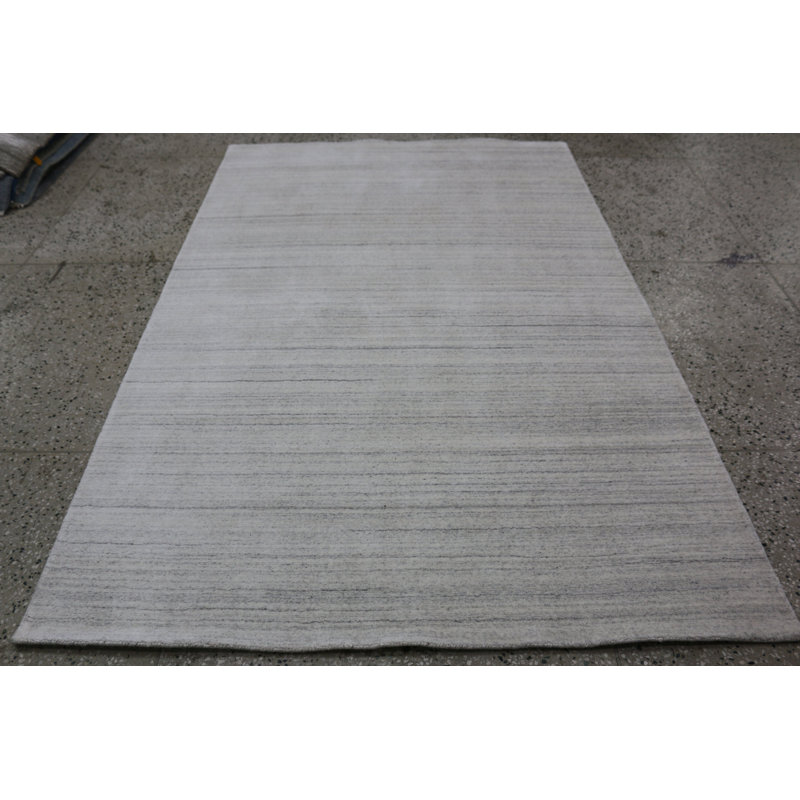 Tapis | Tapis ivoire en laine et soie tissé à la main, Tapis de couloir 3 pi x 12 pi