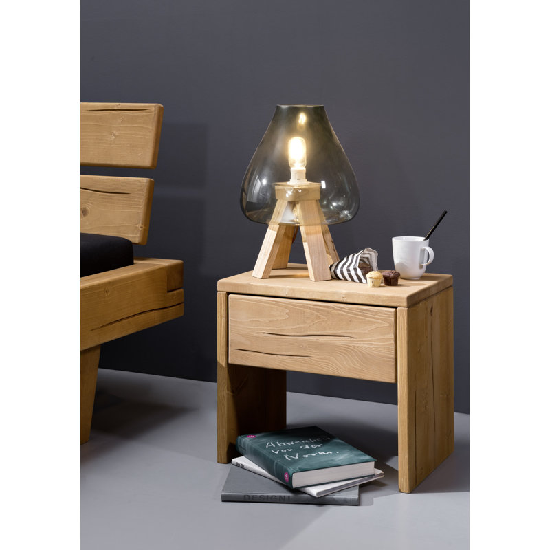 Alvis 1 Drawer Bedside Table